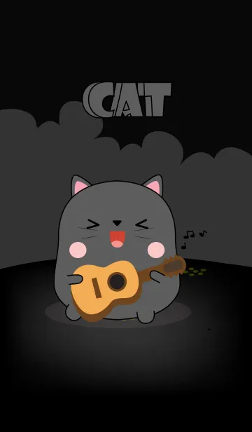[LINE着せ替え] So Cute Black Cat (jp)の画像1