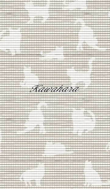 [LINE着せ替え] かわはら用大人可愛い☆猫シルエットの画像1