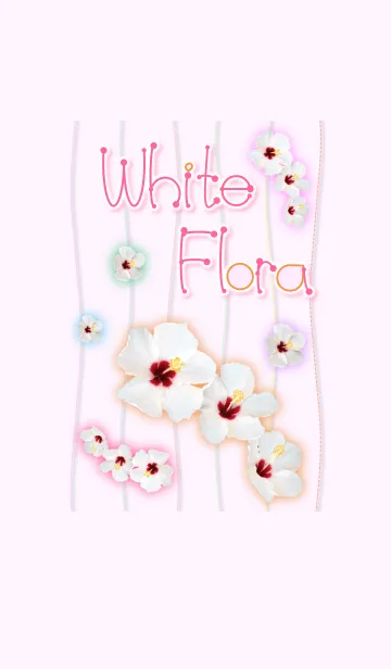 [LINE着せ替え] White Flora！の画像1