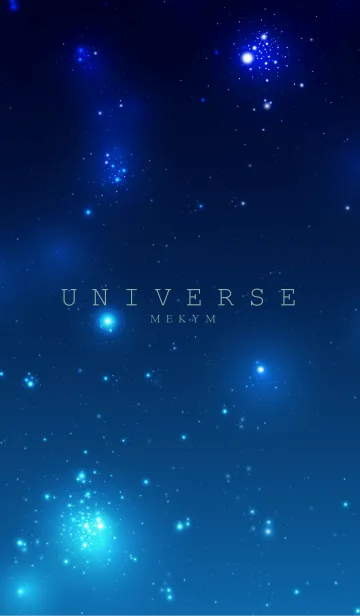 [LINE着せ替え] universe blue 14 -MEKYM-の画像1
