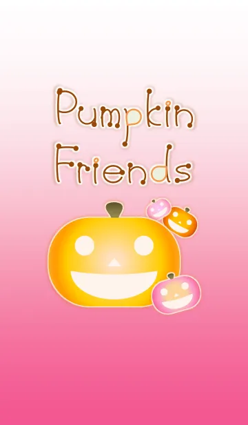 [LINE着せ替え] Pumpkin Friends！ (Pink Ver.1)の画像1