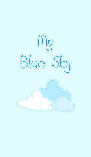 [LINE着せ替え] My Blue Sky！の画像1