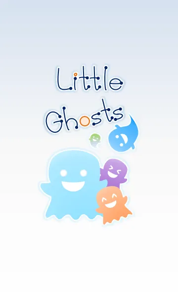 [LINE着せ替え] Little Ghosts！ (White Ver.1)の画像1