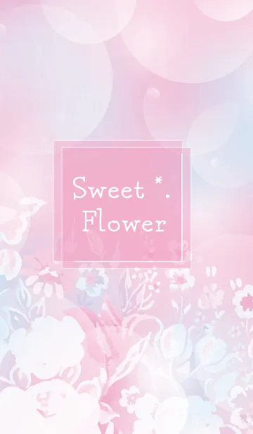 [LINE着せ替え] Blooming sweet flowers #イラストの画像1