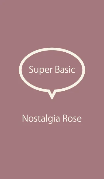 [LINE着せ替え] Super Basic Nostalgia Roseの画像1