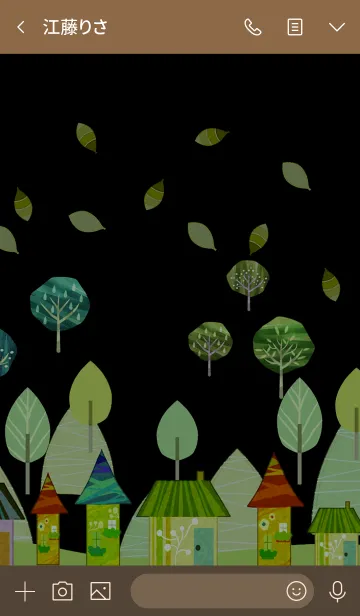 [LINE着せ替え] 落ち着いた森・北欧の画像3