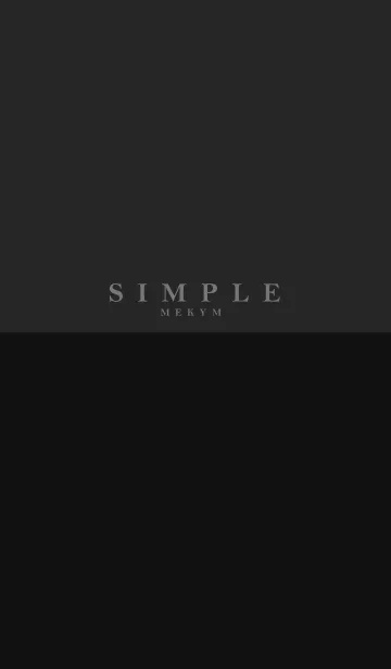 [LINE着せ替え] SIMPLE ICON 4 -MATTE BLACK-の画像1