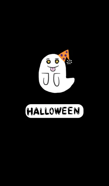 [LINE着せ替え] らくがきカボチャとオバケのハロウィン★の画像1