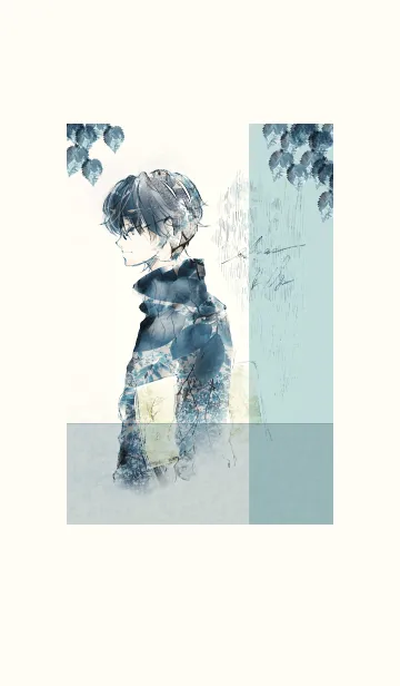 [LINE着せ替え] 図書館司書のあの人・ブラックの画像1