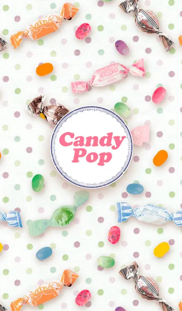 [LINE着せ替え] Candy Pop ～あめちゃんとジェリービーンズの画像1