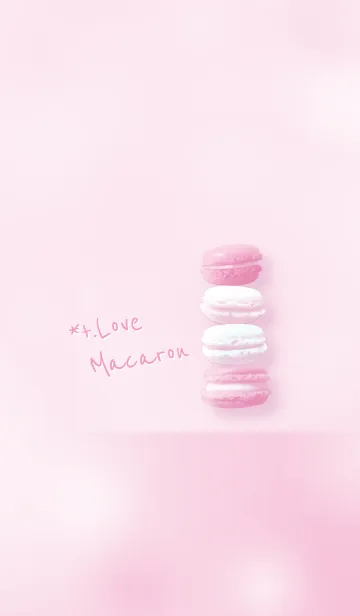 [LINE着せ替え] Love Macaron .+#イラストの画像1