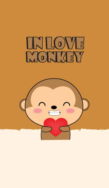 [LINE着せ替え] In Love Monkey (jp)の画像1