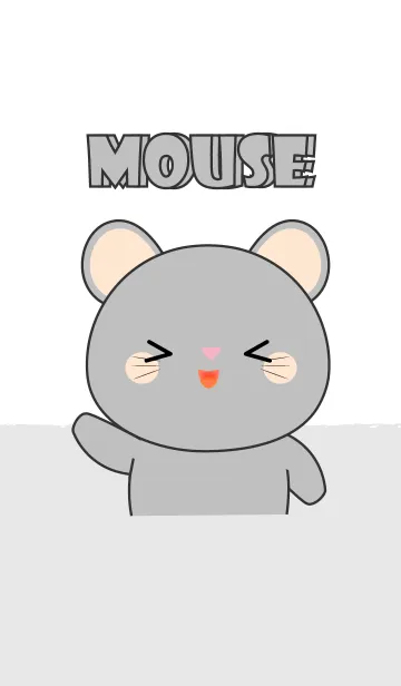 [LINE着せ替え] Simple So Cute Mouse (jp)の画像1