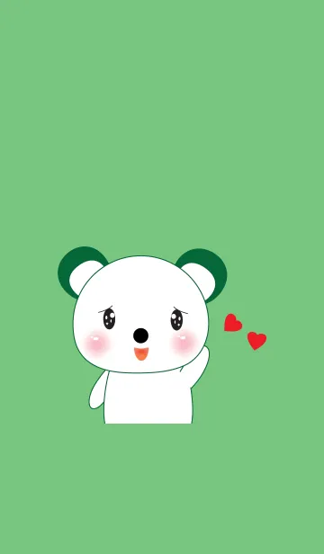 [LINE着せ替え] Simple cute bear theme v.13 (JP)の画像1