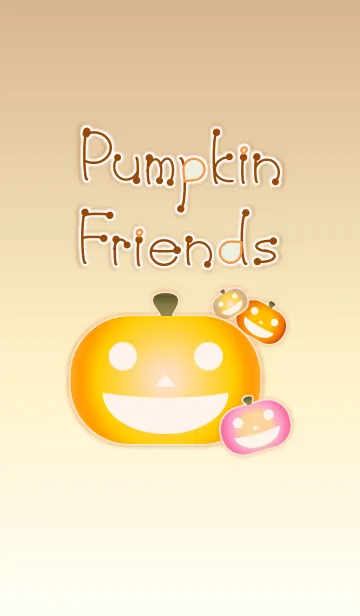 [LINE着せ替え] Pumpkin Friends！ (Beige Ver.2)の画像1