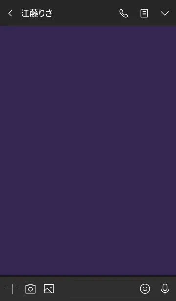 [LINE着せ替え] ブラックコーデ*パープルの画像3