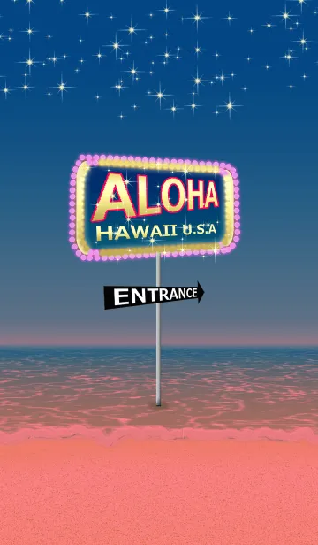 [LINE着せ替え] ハワイ＊ALOHA+78の画像1