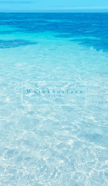 [LINE着せ替え] Water Surface 4 -MEKYM-の画像1