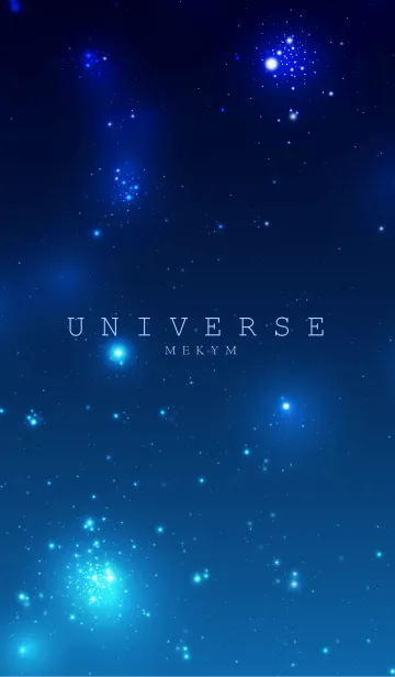 [LINE着せ替え] universe blue 15 -MEKYM-の画像1