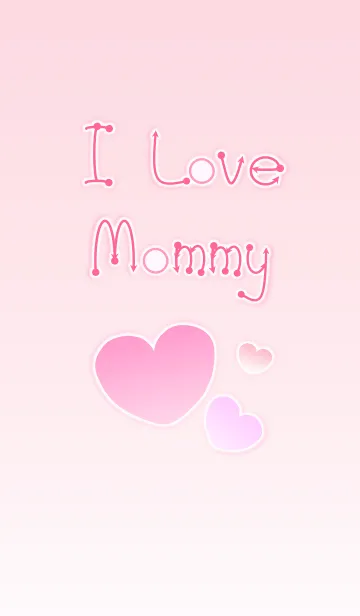 [LINE着せ替え] I Love Mommy！ (Pink Ver.4)の画像1