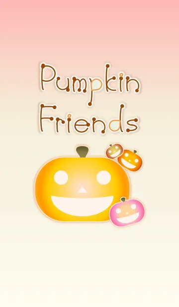 [LINE着せ替え] Pumpkin Friends！ (Beige Ver.3)の画像1
