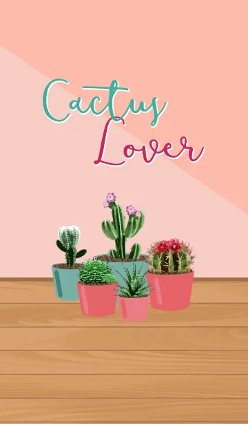 [LINE着せ替え] Colorful cactus...の画像1