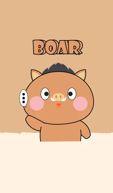 [LINE着せ替え] I Love Cute Boar (jp)の画像1