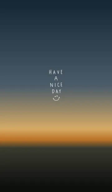 [LINE着せ替え] 夕日。良い日を。スマイル。の画像1