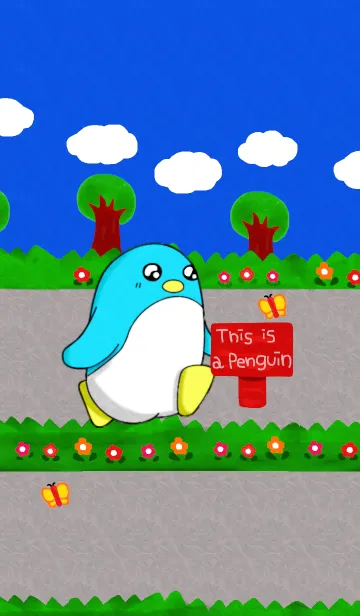 [LINE着せ替え] This is a PENGUIN #絵本の画像1