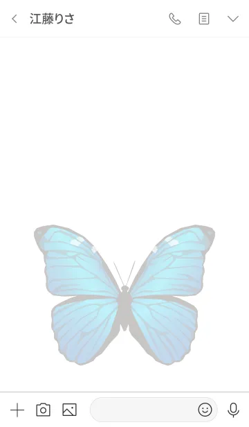 [LINE着せ替え] Butterfly - モルフォ蝶 -の画像3