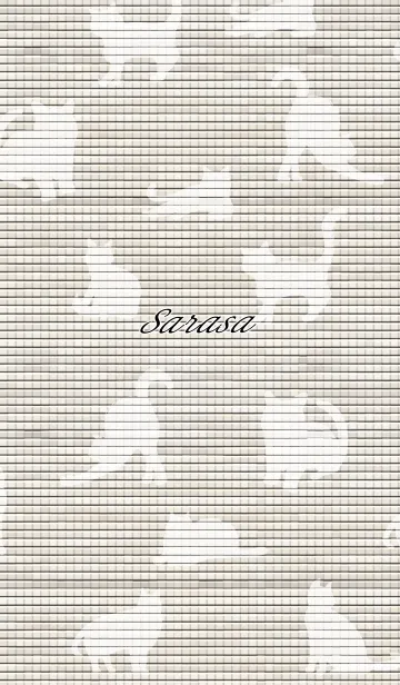 [LINE着せ替え] さらさ用大人可愛い☆猫シルエットの画像1