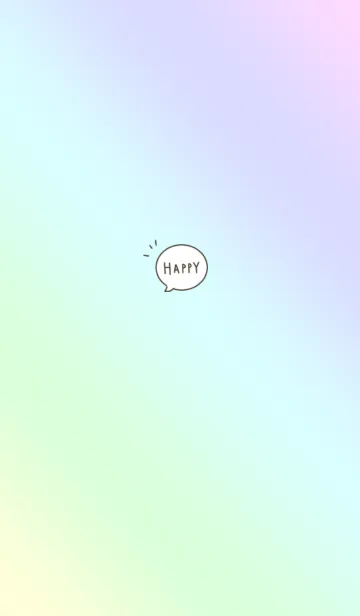 [LINE着せ替え] 虹色。手書きスタイル。の画像1