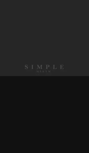 [LINE着せ替え] SIMPLE ICON 6 -MATTE BLACK-の画像1