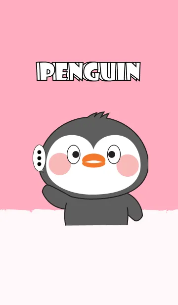 [LINE着せ替え] I Love Cute Penguin (jp)の画像1