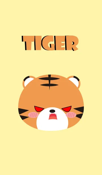 [LINE着せ替え] Love Simple Tiger Theme (jp)の画像1