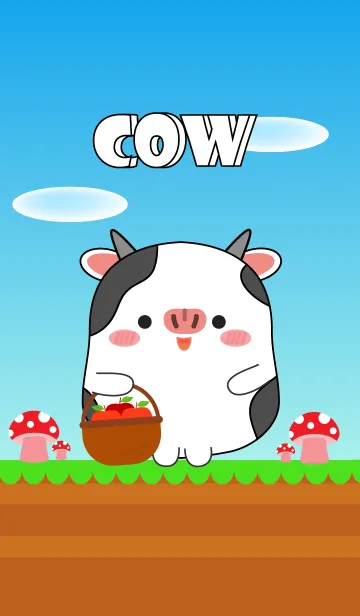[LINE着せ替え] Love So Cool Cow Theme (jp)の画像1