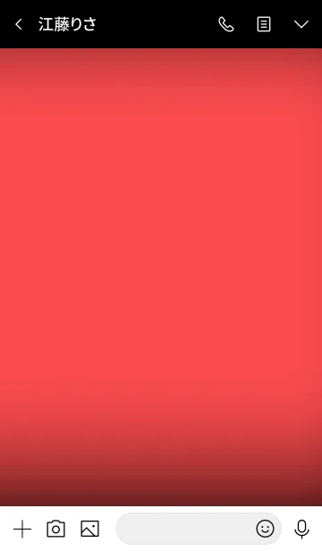 [LINE着せ替え] strawberry pink and Black (jp)の画像3