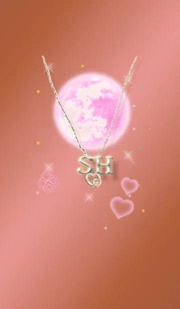 イニシャル S＆H （ピンクゴールド）の着せ替えメイン画像