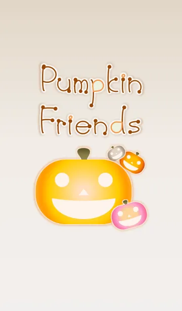[LINE着せ替え] Pumpkin Friends！ (Brown Ver.2)の画像1