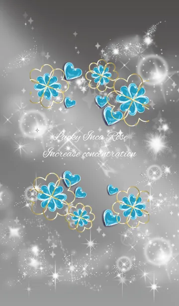 [LINE着せ替え] グレー : 心が安らぐブルーフローライトの画像1