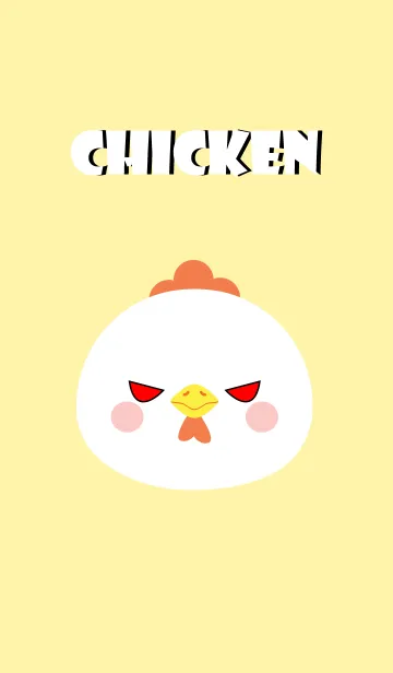 [LINE着せ替え] Love Simple White Chicken Theme (jp)の画像1