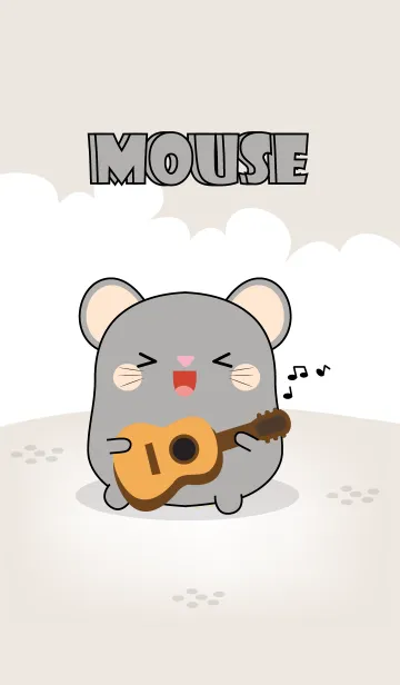 [LINE着せ替え] So Cute Gray Mouse (jp)の画像1
