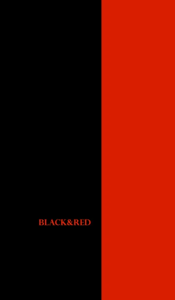 [LINE着せ替え] シンプル 赤と黒 ロゴ無し No.4-4の画像1