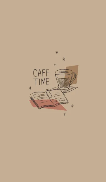 [LINE着せ替え] CAFE TIME -モカ-の画像1