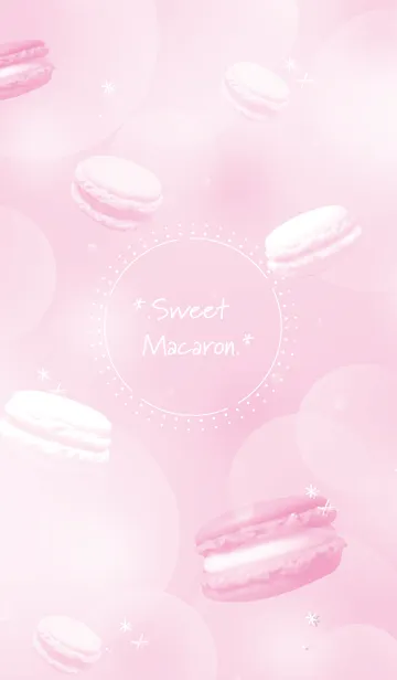 [LINE着せ替え] Tasty Macaron .+#illustration (F)の画像1