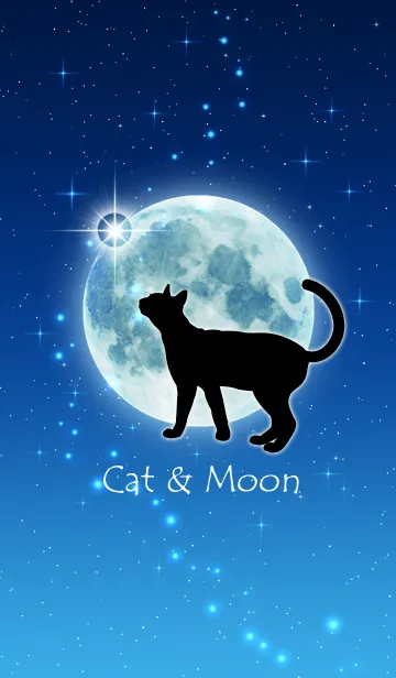 [LINE着せ替え] Cat ＆ Moonの画像1