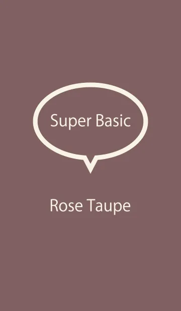 [LINE着せ替え] Super Basic Rose Taupeの画像1