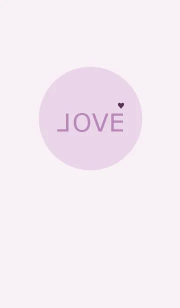 [LINE着せ替え] LOVE =purple color=の画像1
