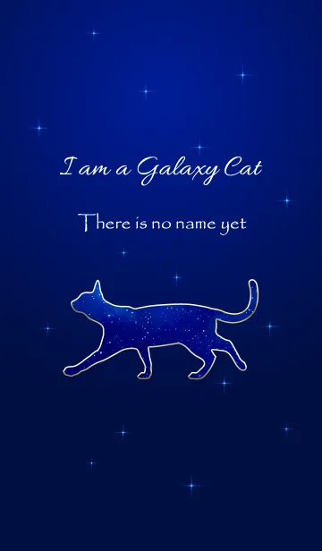 [LINE着せ替え] I am a Galaxy Catの画像1