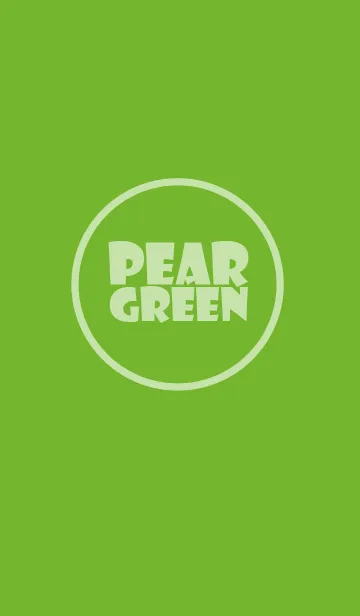 [LINE着せ替え] Love pear green Theme v.2 (jp)の画像1